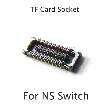 1 бр. за NS Nintendo Switch, оригинални ново гнездо за карта с памет, четец за карти Micro SD, конектор за флопи конектори, смяна на съединител