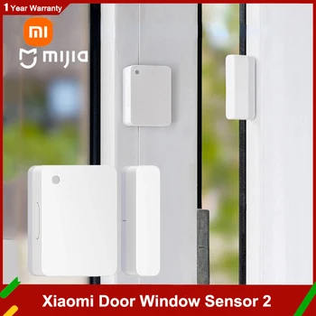 100% чисто Нов Xiaomi Mijia Door Window Sensor 2 Интелигентните Мини-Сензор Врати Джобен Размер Умен Дом Автоматично Управление За Mi home app