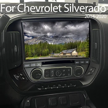 13,3 инча 1920*720 Android 10 Авторадио CarPlay Автомобилен Мултимедиен Плейър За Chevrolet Silverado 2014-2020 Стерео Радио GPS