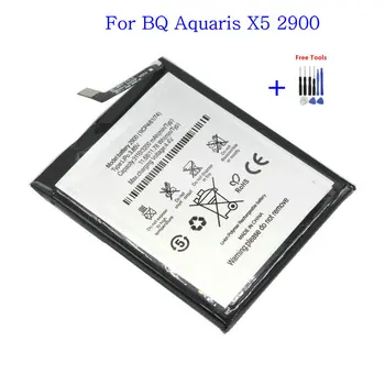 1x 2900 mah Взаимозаменяеми Батерията на Телефона BQ 2900 bq2900 За BQ Aquaris X5 Акумулаторни Батерии + Комплект Инструменти За Ремонт