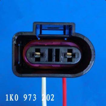 2/4/10 бр./лот, 2-пинов конектор сензор за температурата на охлаждащата течност, жак с косичкой тел за Audi VW 1K0 973 202