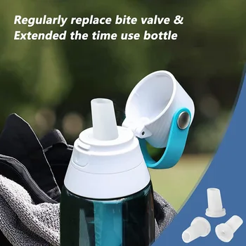 2/4 бр., клапан за ухапване от бутилки за вода Brita, силиконова филтрирана бутилка за вода, аксесоари за чаши за вода