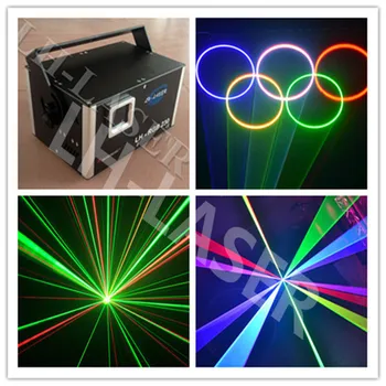 2,5 W RGB Пълноцветен лазерен лъч DMX512, ILDA, SD лазерен лъч / 2,5 W RGB Рекламно осветление / Текстов лазерен проектор