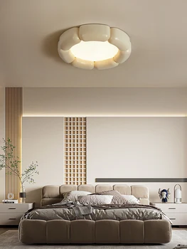 2023, скандинавски минималистичная хол, спалня, кремаво таван, Креативна основна стая с градинска ружа, Модерен тавана лампа Оригиналния дизайн