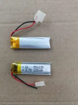 3,7 На 2 тел 501035 051035P литиева батерия със защитно плащане, се използва за Bluetooth MP4 1 бр./лот