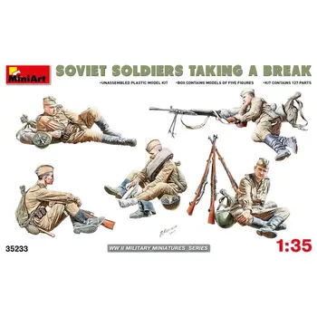 35233 miniart 1/35 съветските войници почивка - Мащабна комплект модел