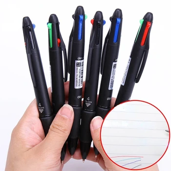 4 Бр., 4 В 1, многоцветен дръжка, креативна химикалка химикалка, цветни прибиращи химикалки, многофункционални канцеларски материали за писане с маркер