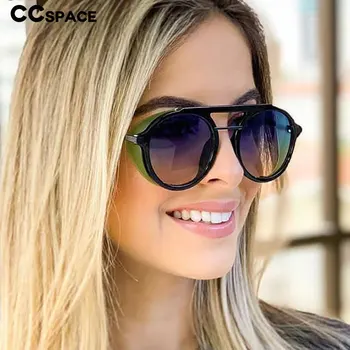 46122 Кръгли очила в стил steampunk за мъже и жени 2019, модни нюанси UV400, vintage слънчеви очила