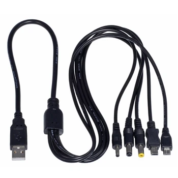 5 В USB-A към Mini USB USB microUSB DC3.5x1.35 5.5x2.1 5.5x2.5 от 5 в 1 DC-USB plug