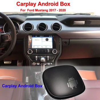 64 GB ROM Авто Мултимедиен Плейър Android Carplay Box AI ГЛАСОВ Асистент За Ford Mustang 2017-2020 Bluetooth 5.0 Главното устройство