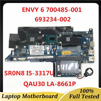 700485-001 693234-002 висок клас дънна Платка За лаптоп ENVY6 дънна Платка QAU30 LA-8661P С процесор SR0N8 I5-3317U 100% Напълно тестван