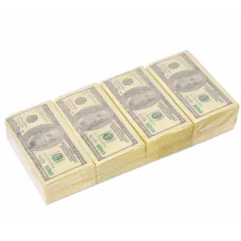 8 Опаковки хартиени салфетки 100 долара за ЧИСТО дървесна маса за салфетки за ЛИЦЕ носна кърпичка E0BD