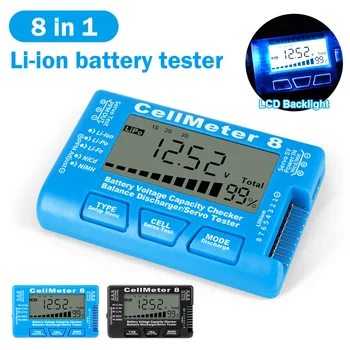 8S LCD цифров измерител на капацитет на батерията Cellmeter Cellmeter 8 Li-Ion Литиево-йонна батерия/Li-Po литиево-полимерна батерия liqui