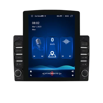9/10,1 ИНЧА Android Универсално Автомобилно Радио GPS Навигация Вертикален Екран Авторадио Автомобилен Мултимедиен DVD-Плейър, WIFI BT FM 2G 64G