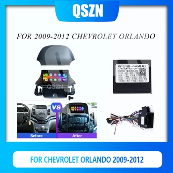 9-ИНЧОВ hi-fi система за Chevrolet Orlando 2009-2012 г., главното устройство, радио, табло, GPS, стереопанель за монтаж в рамка 2 Din DVD