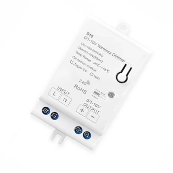 AC100-240V Zigbee 0/1-10V контролер диммера led осветяване Smart Life, Sasha Control App за led с регулируема яркост 0-10 В