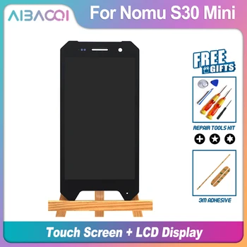 AiBaoQi Маркова Новост 4,7-Инчов Сензорен Екран + 1280x720 LCD Дисплей В Събирането на Замяна За Android 7,0 Nomu S30 Мини Модел на Телефона