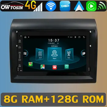 Android 11 8 Основната 8G + 128G Автомобилен Мултимедиен Плеър За Fiat Ducato Citroen Jumper Peugeot Boxer GPS Навигация 4G WiFi Carplay Радио