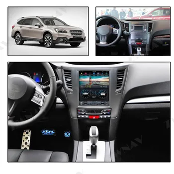 Android 11 за Subaru Impreza Outback, Legacy 2009-2014 Радио Вертикално Tesla DSP Carplay автомобилен мултимедиен плеър без главното устройство DVD-плейър