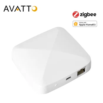 AVATTO ZigBee Smart Портал Hub, дистанционно управление приложение на Hristo Работи с гласов контрол Apple HomeKit Алекса Google Home Siri
