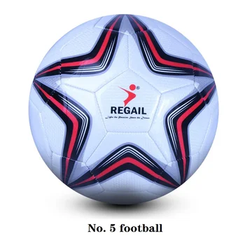 Balones De Fútbol De Cuero ПУ Para Exteriores Balón De Fútbol De Oficina Tamaño 4 Tamaño 5 Para един desarrollar La Habilidad Mot