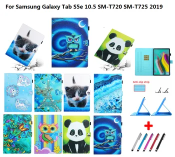 Caqa За Samsung Galaxy Tab S5e 10,5 Калъф SM-T720 SM-T725 2019 Поставка за таблет Fundas Shell За Tab S5e 10,5 