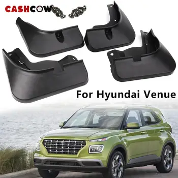 CASHCOW 4x Калници За Hyundai Venue QX 2019 2020 2021 2022 2023 Калници Крило на Предните и Задните Калници Автомобилни Аксесоари