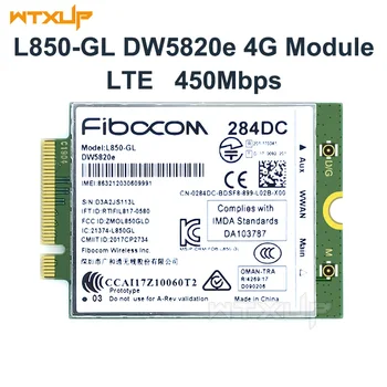 DW5820e L850-GL модул карта на LTE 4G cat 9 0284DC 284DC за лаптоп Dell 3500 5400