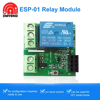 ESP8266 ESP-01/01S DC5V WIFI релеен модул отделна базова плоча с индикатор реле и бутон за нулиране на проста и удобна за употреба