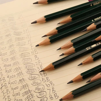 [Faber-Castell] Молив за рисуване с молив 9000 серията Wood Professionals Немски Моливи за рисуване от премиум-клас 16 БР