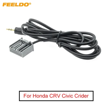 FEELDO 1 бр. за Honda CRV Civic Crider AUX колан 3,5 мм жак мъжки стерео аудио кабел за кабелна линия за КОМПЮТЪР, IPOD MP3 калъф 2,0