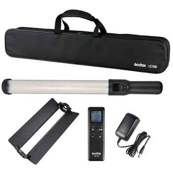 Godox LC500 LED Light Stick 18W Ръчно led Видеосветильник С Двойна Цветова Температура на Вратата на Плевнята