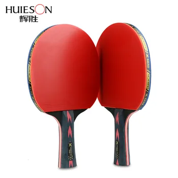 Huieson 2 Бр 5 Звезди, Ракети За тенис Спортни Въглеродни Нож За Тенис Ракета За Пинг-Понг Мощно Управление на Гребло За Пинг-Понг