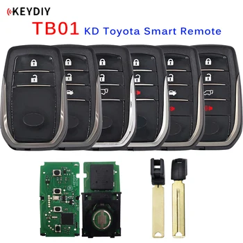 KEYDIY TB01 KD Smart Key Универсално дистанционно Управление 8A Транспондером и Калъф за Toyota Corolla, Camry, RAV4 Crown FCCID: 0020