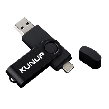 Kunup Високоскоростен USB Флаш Памет OTG Pen Drive 128 gb 64 Gb Usb Устройство за съхранение 32 GB 256 GB Карта с Флаш Диск за Android Micro/PC