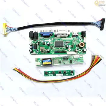 LCD Такса водача Lvds Инвертор направи си Сам Комплект за 1920X1080 LTN184HT01-T02 HDMI-съвместим DVI VGA Аудио