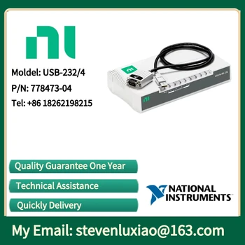 NI USB-232/4 778473-04 4 порта, USB, RS232 последователно устройство за управление уред