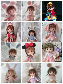 OB11 Кукла ръчно изработени по поръчка, мини-глинена кукла за продажба на дрехи, перуки, без обувки