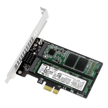 PCIE3.0 X1/X4/X8/X16 режим За М. на 2 SATA Карта с двухдисковым масив, 2 порта на Отделни пренос на данни, карта за разширение, 2 ключа B, карта на адаптера за твърдия диск M. 2