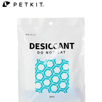 PETKIT Заменя изсушаване, консервиране, Влагозащитное средство за умните хранилки - 5 опаковки, прозрачни топки от силикагел