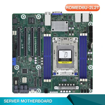 ROMED6U-2L2T за сървърна дънна платка на ASRock поддържат EPYC 7002 7003 DDR4 RDIMM LRDIMM