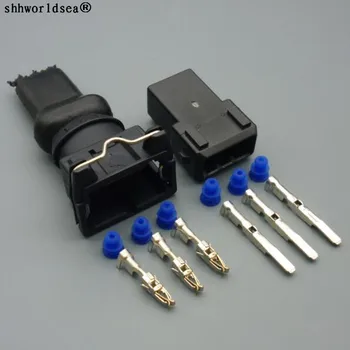 shhworldsea 3.5 мм женски и мъжки на 3-пинов конектор за електрически конектори EV1, авто включете 443906233