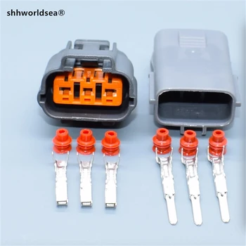 shhworldsea 3-Пинов Конектор за свързване на кабел 6195-0009 6195-0012 За Mitsubishi Nissan, Mazda RX8 Бобини за запалване