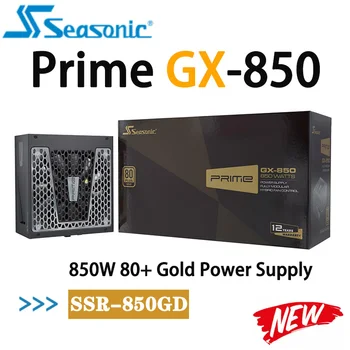 SSR-850GD с няколко графични процесори Seasonic PRIME GX-850 Режим на охлаждане 80 PLUS Gold certified Полномодульный Настолен Компютър Капацитет 850 W НОВ