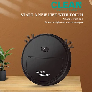 Xiaomi Нов безжичен интелигентен робот-прахосмукачка 3 в 1, многофункционален, тих, за почистване и овлажняване на въздуха за домашна употреба