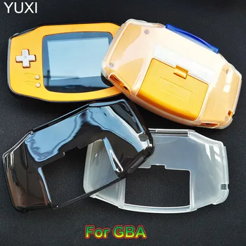 YUXI, 1 бр., TPU, прозрачен защитен калъф за GBA, калъф за конзола Game Boy Advance