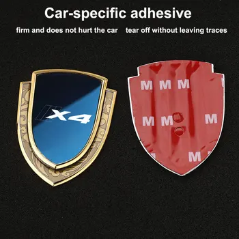 Автомобилни етикети, емблеми, Страничната табела, на Лого за Стайлинг на автомобили, Икона на Стикер на прозореца на купето на автомобила за BMW X4, автомобилни аксесоари