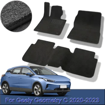 Автомобилни постелки по поръчка за Geely Geometry C 2020-2023, водоустойчив нескользящие подложки за подови настилки, килими за интериорен дизайн, подложки за краката, Аксесоари