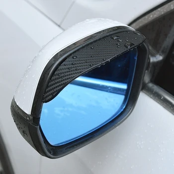 Автомобилно Огледало за Обратно виждане С Дъжд Вежди За BMW E46 E90 E60 E39 Audi A3 A4 A6 Q5 Alfa Romeo Giulietta 159 Giulia MiTO Acura MDX TSX NSX