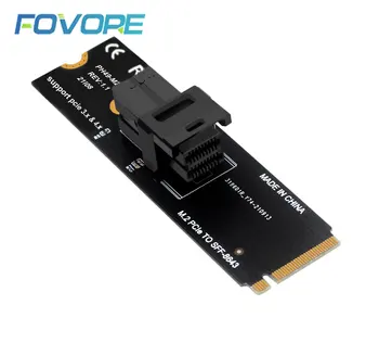 Адаптер U. 2 до M. 2 -за 1 твърдотелно устройство U. 2 PCIe NVMe - M. 2 PCIe X4 с хост интерфейс - U. 2 SSD -M. 2 PCIe адаптера - U. 2 Устройство SFF8643
